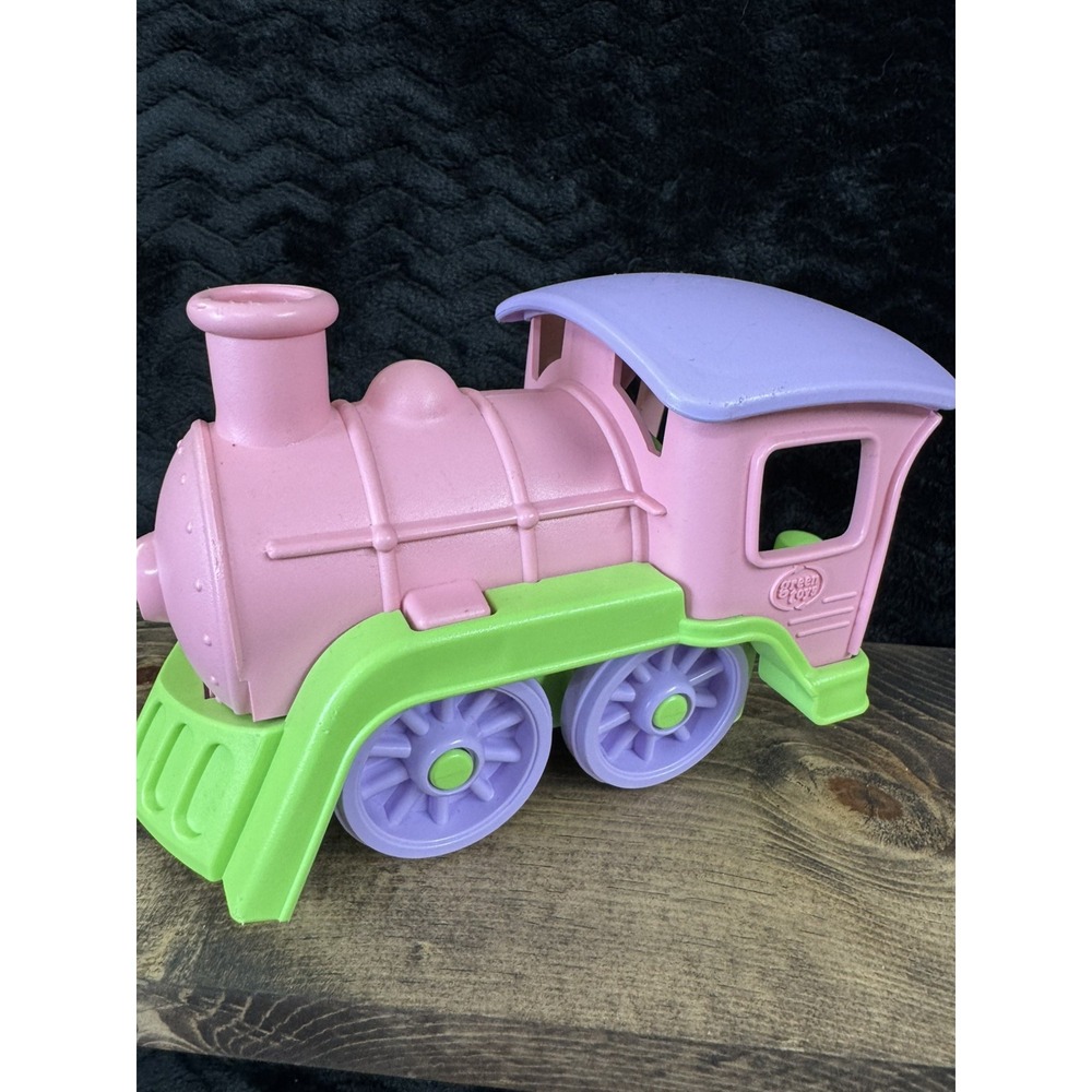 Green Toys Pink Lavender Green Train Engine Locomotive Recycled Plastic USA